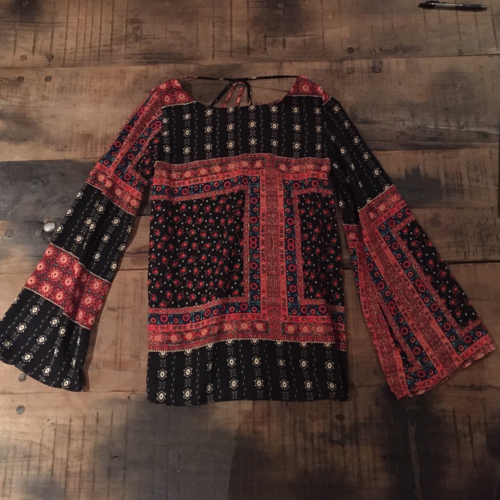 Hippie Top Handmade - 60s flare arm